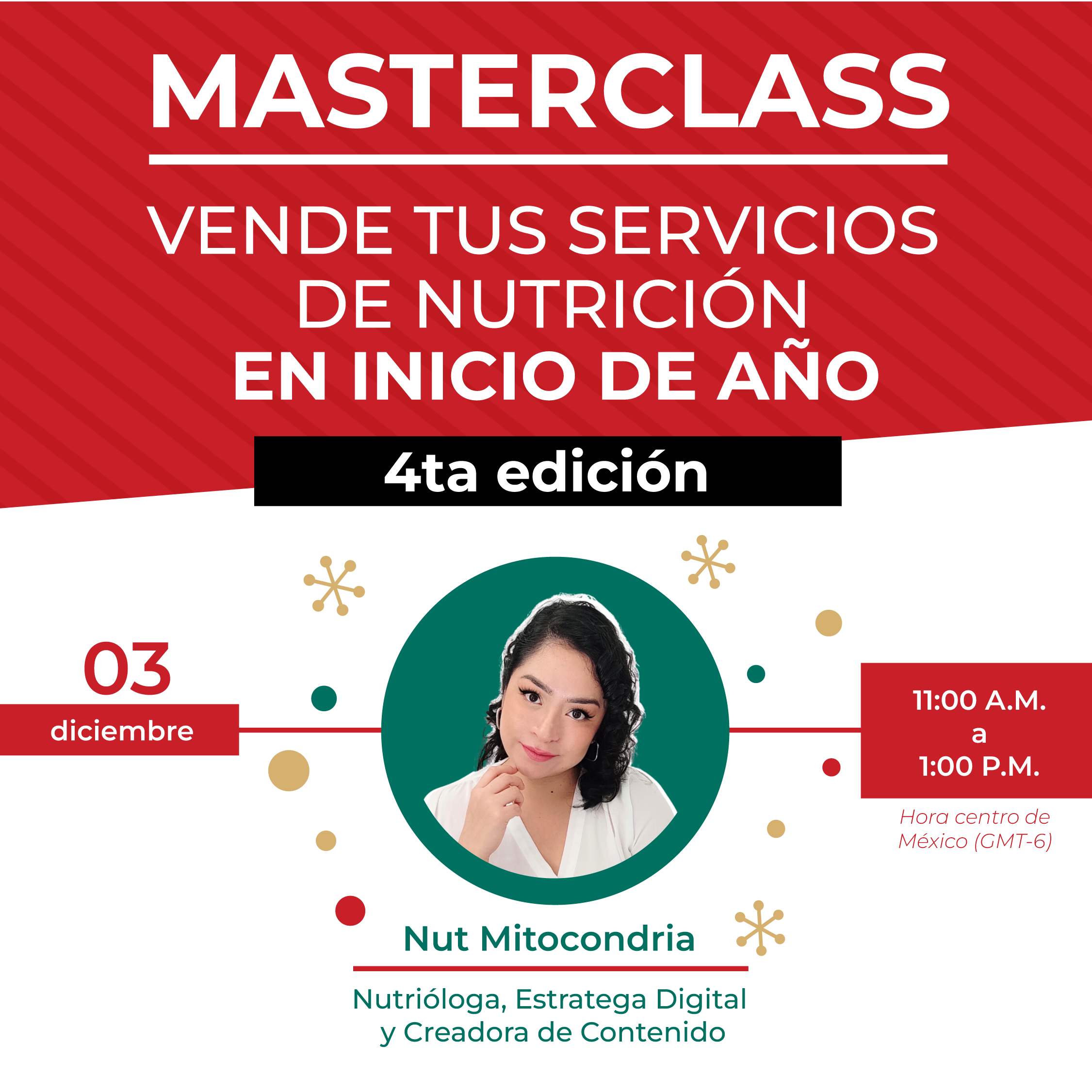 Vende tus servicios de nutrición en inicio de año (4ta edición)